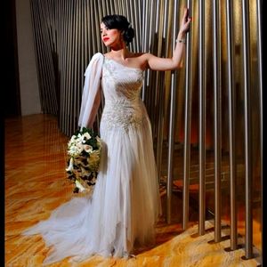 Galina SWG579 Unique Bridal Wedding Dress